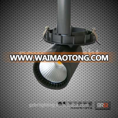 LED Spot Light, COB, rotated slidable, 20W, 30W,Gimbal Ceiling Recessed Downlight Retrofit/Rotatable